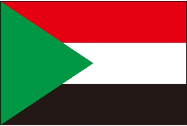 国旗：スーダン